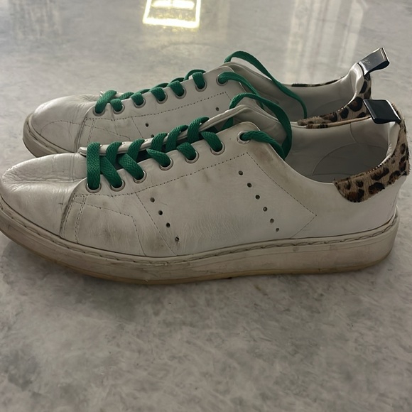 Golden Goose leather low top sneakers size 10 IT 40 - Picture 2 of 7